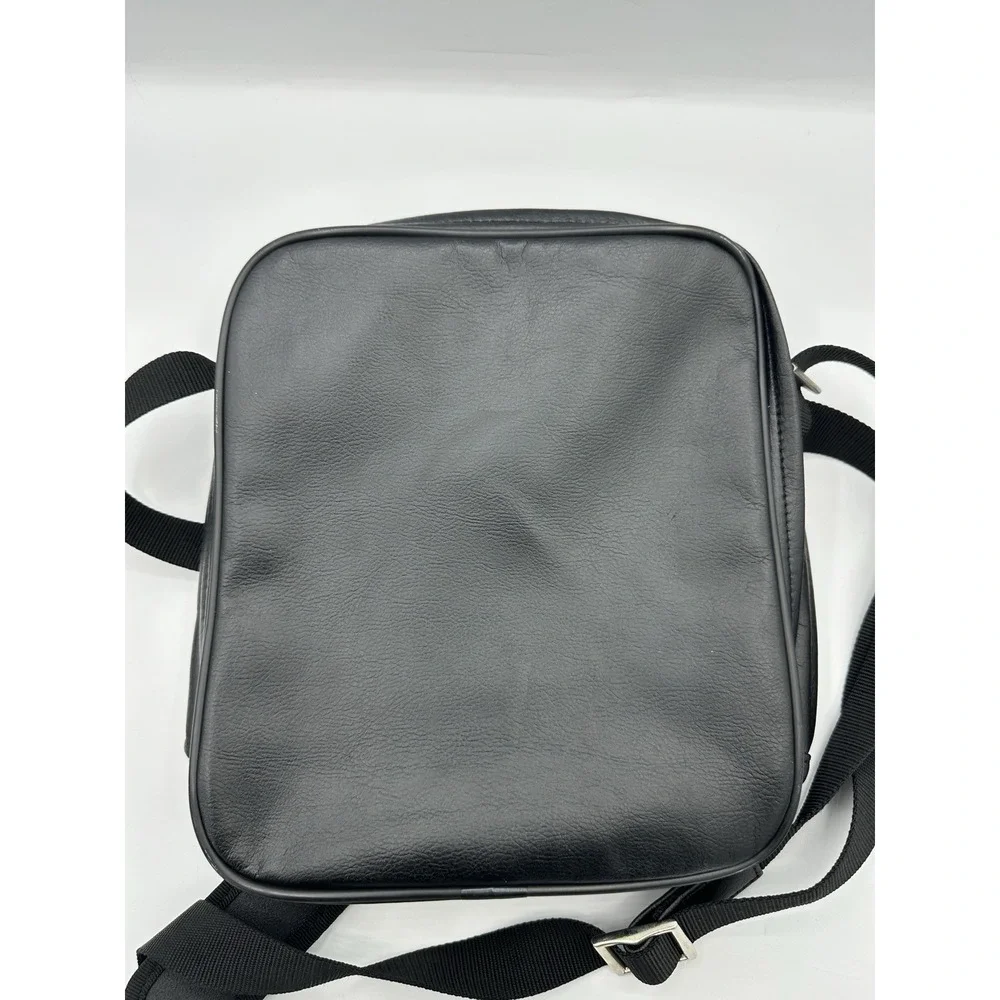 Samsonite Arne Black Faux Leather Crossbody Shoulder Bag Travel Organizer NWT